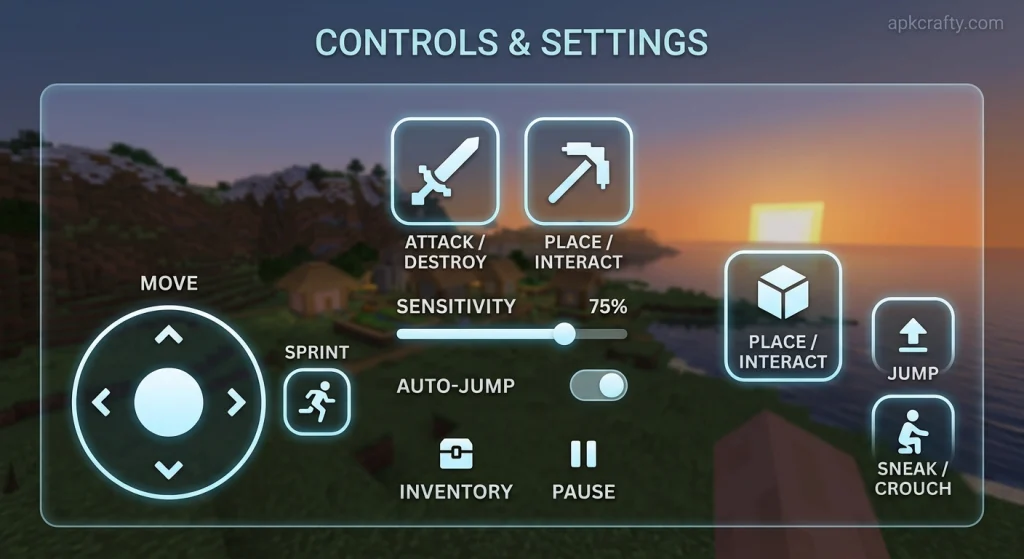 key controls for APK